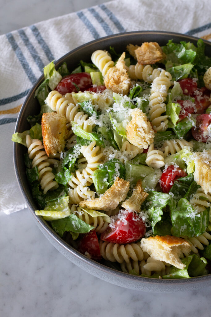 Chicken Caesar Pasta Salad 