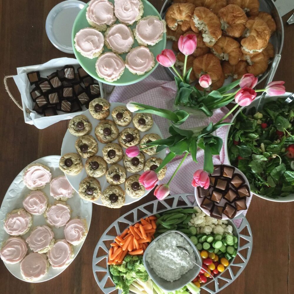 Food for a baby shower