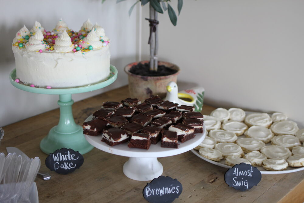 Shower desserts