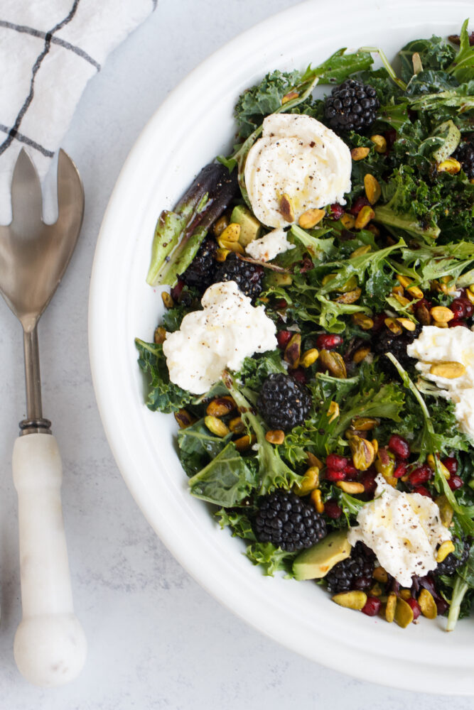 Kale salad with Burrata