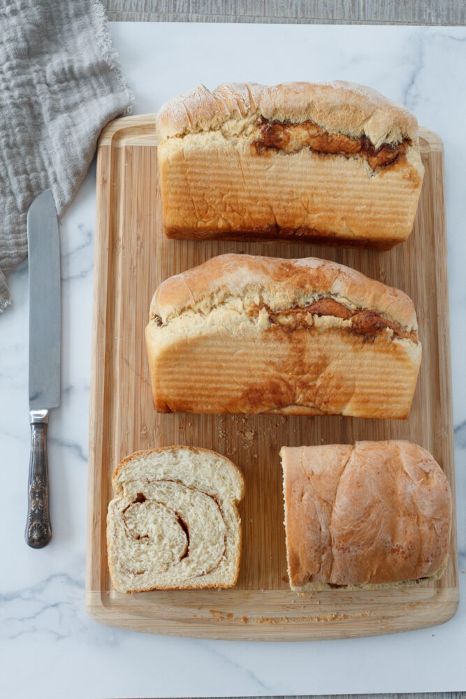 Cinnamon Swirl Bread with Sweet Cinnamon Butter