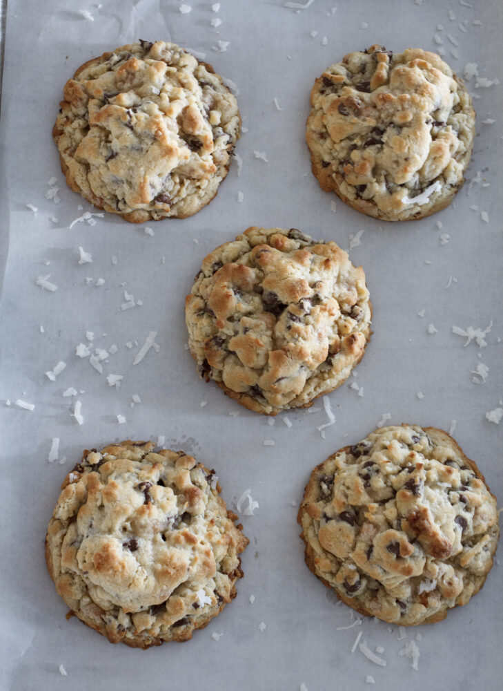 Levain Bakery Caramel Coconut Chocolate Chip Cookie