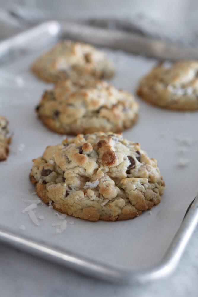 Levain Bakery Caramel Coconut Chocolate Chip Cookie
