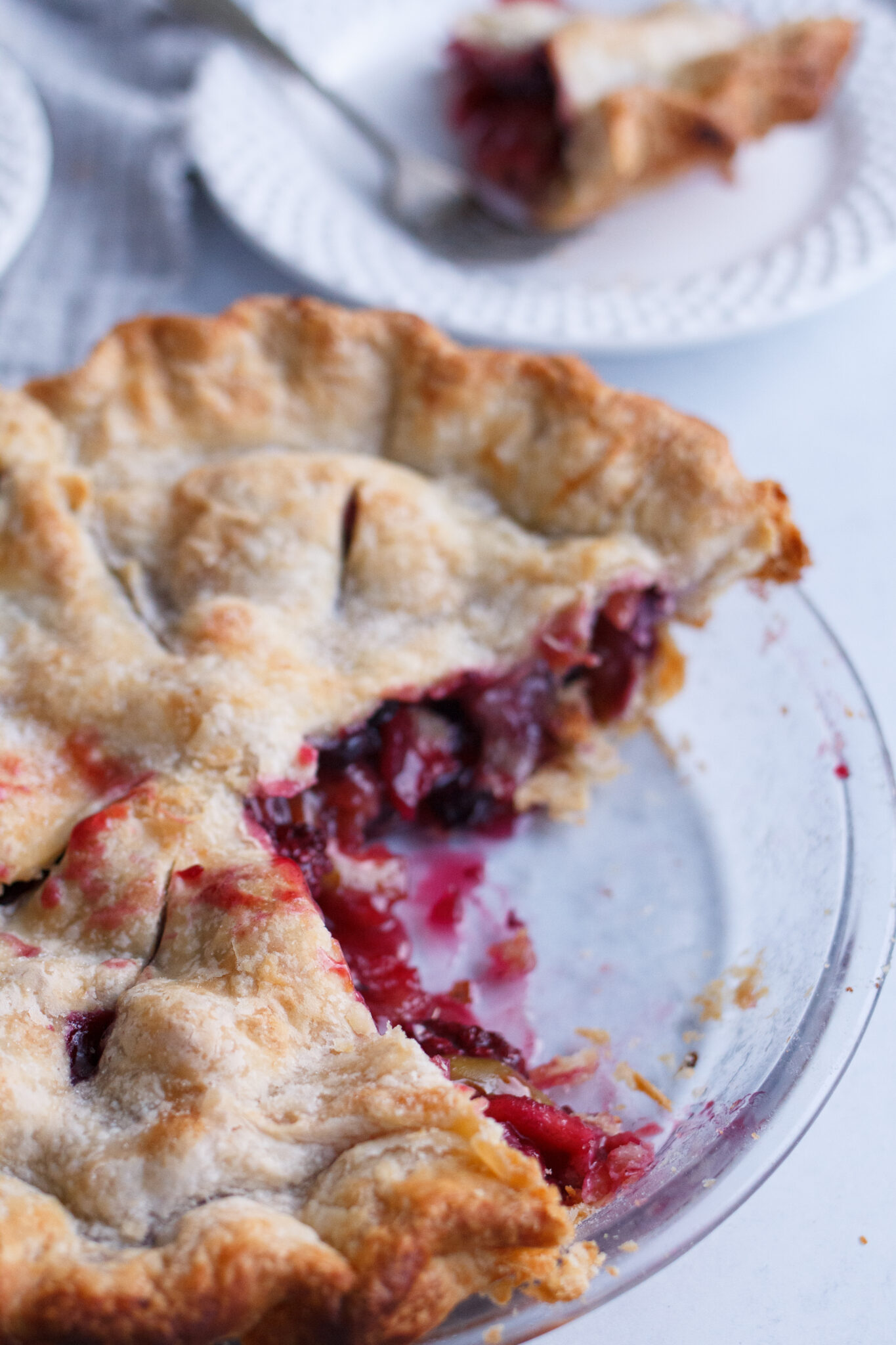 Apple and Fresh Berry Pie | A Bountiful Kitchen