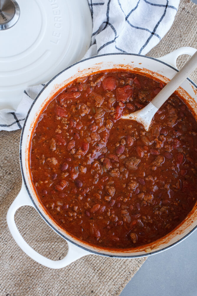 quick and easy 15 minute chili | A Bountiful Kitchen