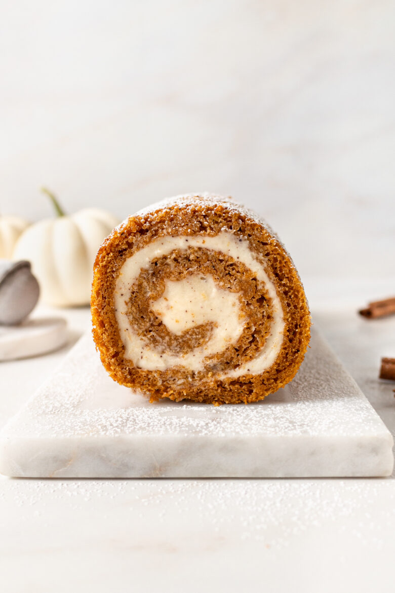 Pumpkin Roll end view