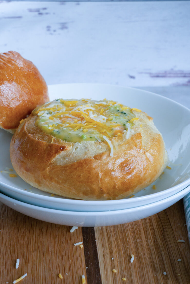 How to make and freeze bread bowls