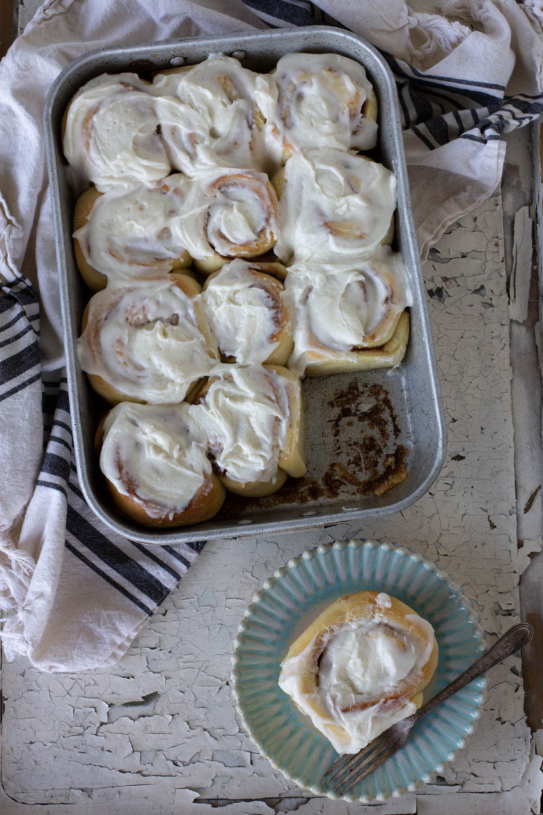 The best Overnight Cinnamon Rolls for LDS General Conference!