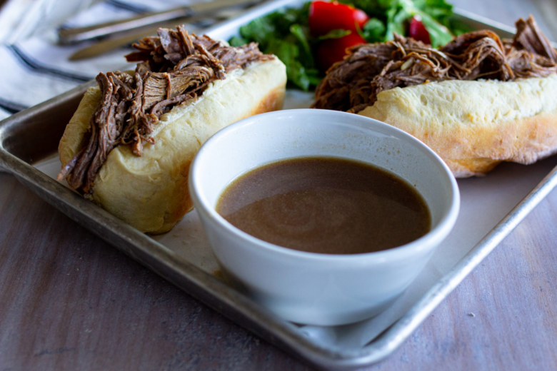 Homemade French Dip with Au Jus