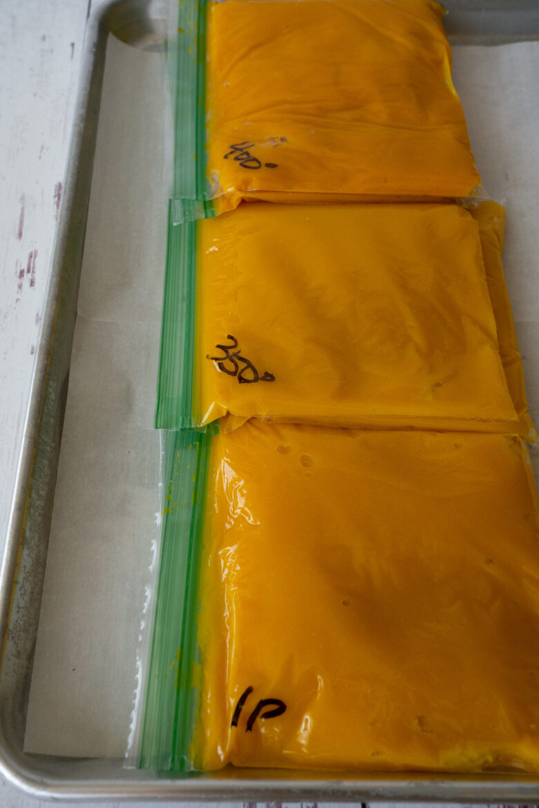 how to freeze pumpkin puree for baking
