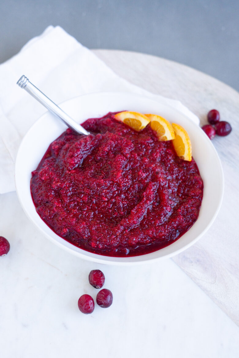 Fresh Cranberry Orange Relish