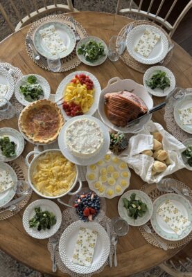 Easter Dinner Table