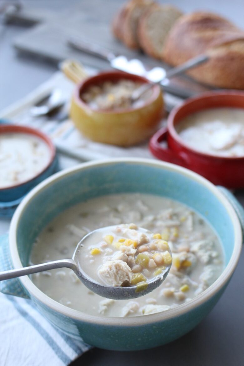 white chicken chili in 20 minutes